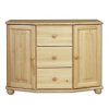 Casarredo DK-135 komoda s 3 zásuvkami Morenie jelša