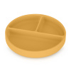 PETITEMARS PETITE&MARS Tanierik silikónový deliaci okrúhly Take&Match Intense Ochre 6m+