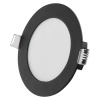 EMOS SK s.r.o. Lighting LED vstavané svietidlo NEXXO, kruhové, čierne, 7W, CCT - ZD1323