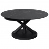 Dieter Knoll KONFERENČNÝ STOLÍK, čierna, kov, sklo, keramika, 88-150/88/43 cm - Stolíky do obývačky - 000069015301