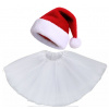 Kostým pre dievča - Mikołajki outfit elf sukňa tutu klobúk mikoła (Mikołajki outfit elf sukňa tutu klobúk mikoła)