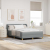 zahrada-XL Posteľ s pružinami a matracom krémová 90x200 cm Svetlosivá 3340157