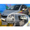 Plexi, ofuky OPEL Agila 5D 2008 => přední + zadní
