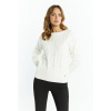 Dámsky sveter SWE2640-000 ecru - Monnari L