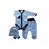 Detský komplet - Detská sada Sweetchild 62 biela, hnedá, červená, fialová, modrá, ružová, sivá, viacsekvorovaná, zelená 4 ks. (Sada Layette do telovej nemocnice Rellery 4 EL 62)