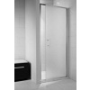 Jika Cubito Pure - Sprchové dvere pivotové 800 Ľ/P, sklo dekor arctic, strieborná lesklá H2542410026661