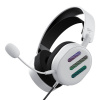 Havit - Wired Gaming Headphones H2038U herné slúchadlá (USB, RGB podsvietenie, mikrofón, surround zvuk) - biele