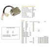 DZE 2407-01 DZE REGULÁTOR NAPÄTIA SUZUKI GN 125 '91-'01, GN 250 '88-'01, GS 125 '99-'00, EN 125 '03-'08, BETA (ESR142) (32800-2