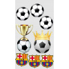 CUKROVÁ TLAČ jedlý obrázok na tortu Cukrová hmota FC BARCELONA LAMINE YAMAL 28