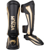 Chrániče holení a nártů Venum Elite - Black/Gold Velikost: M