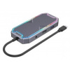 Unitek Hub USB-C HDMI RJ45 3,5mm audio 100W 10Gbps D1029A