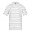 Slazenger Stripe pánske polo tričko White 2XL