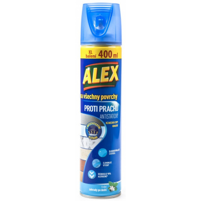 Marca ALEX Proti prachu Antistatický sprej na všetky povrchy 400ml
