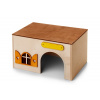 JK ANIMALS domek Kvádr drevený domček pre morčatá 23 x 15 x 13 cm