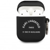 Puzdro na slúchadlá Karl Lagerfeld Rue St Guillaume Silikónové Puzdro pre Airpods 1/2 Black (3700740500743)