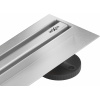MEXEN Flat nerezový sprchový žľab s rotačným 360° sifónom 150 cm, vzor SLIM, nerezová, 1041150