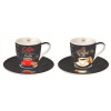 Sada šálok na espresso 90 ml