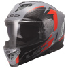 Integrální helma LS2 FF818 Storm III Dynamo černá/šedá/červená, vel. 3XL