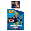 DETEXPOL Obliečky Požiarnik Sam Emergency Bavlna, 140/200, 70/80 cm