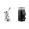 La Pavoni Stradivari Lusso + Rancilio STILE, black