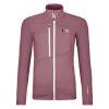 Dámska mikina Ortovox FLEECE GRID JACKET - tmavo ružová XS
