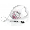 flexi Glam Splash Pink popruh M 5m biele 25kg SWAROVSKI®