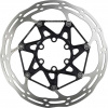 SRAM CENTERLINE 2 PIECE BLACK (V BALENÍ OCEĽOVÉ SKRUTKY) ROUNDED - 180 MM BRZDOVÝ KOTÚČ