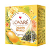LOVARÉ Golden Mango zelený čaj s príchuťou 30g (15 pyramíd)