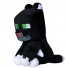 Maskot Minecraft čierna mačka CAT BLACK PLYŠOVÝ