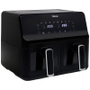 Tristar FR-9040 dvojitá fritéza, 8 l, 2700 W, teplovzdušná, funkcia časovača, nepriľnavý povlak, teplota varu, čierna; FR-9040
