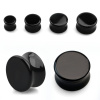 Kamenný plug čierny Onyx Veľkosť: 16 mm
