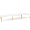 Interier Říčany Pracovné stoly Bench ALFA ROOT 540x160cm, biely
