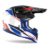 Prilba AIROH Aviator 3 PUSH Blue Red Gloss Veľkosť: L (59-60 cm)