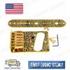 Gold Retro Fender Telecaster Bridge pre gitaru e (Gold Retro Fender Telecaster Bridge pre gitaru e)