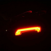 Zadné svetlo na bicykel Rockbros LKWD-R1 s laserom a diaľkovým ovládaním + kábel micro USB - USB-A - čierne NEPLATÍ