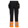 PORTWEST Portwest DX4 Hi-Vis trieda 1 Craft nohavice DX457 Oranžová-Čierna, 41