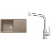Set Franke G264KA (dřez BFG 611 Kašmír + baterie FS 3230.031 LINA SMART Chrom) 114.0700.739