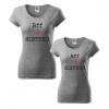 Tričká s potlačou Bff & sisters (Rodinné tričká s potlačou sú vždy dobrý darček, nápisom, pre, rodinu, mama, otec)