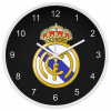 Detské hodiny do izby - Tiché nástenné hodiny Real Madrid guľa darček 25cm (Tiché nástenné hodiny real madrid guľový darček 25 cm)