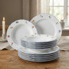 SELTMANN WEIDEN SONATE NOSTALGIA 12 ks pre 6 osôb - obedová súprava z nemeckého porcelánu s kvetinovým zdobením, biela