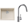 Set Blanco Subline 500-U + Blanco Mida-S Chróm biela soft