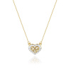 Blink-Blink Náhrdelník srdiečko s diamantami Champagne 0.25 ct 5198ZDB