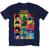 Tričko The Beatles - Submarine Characters, Dieťa,Modrá,12 – 14 rokov