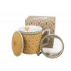 Porcelánový hrnček so sitkom a krytom Solis 400 ml