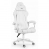 Biele kožené herné kreslo HELLS CHAIR HC-1014, HC__5907196010392