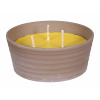 Nohel garden Svíčka proti hmyzu CITRONELLA žardinka SIRIUS 420g d16x7cm