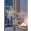 Vianočné osvetlenie - Hviezda Glitter Star Set 3 kusy LED (Vianočné osvetlenie - Hviezda Glitter Star Set 3 kusy LED)