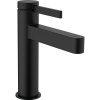 HANSGROHE Finoris páková umývadlová batéria CoolStart s odtokovou súpravou Push-Open, výška výtoku 113 mm, matná čierna, 76024670