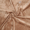 Teplákovina Velvet, hnedá 1 m
