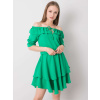 RUE PARIS Šaty -CHA-SK-0526.23P Farba: Zelená, Veľkosť: L/XL
